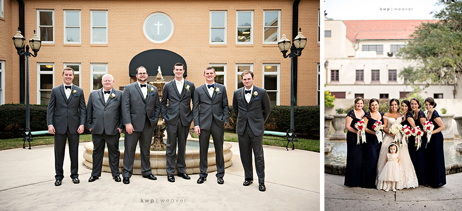 bridal party portraits