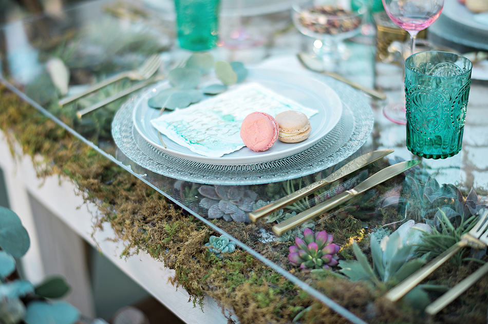 succulent table