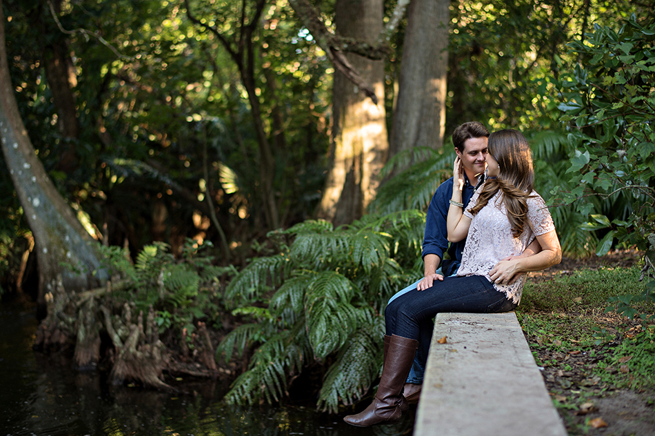 mead garden engagement session