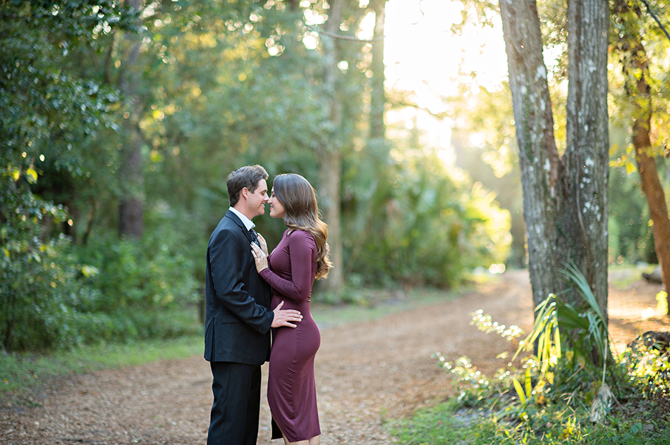 formal attire engagement session
