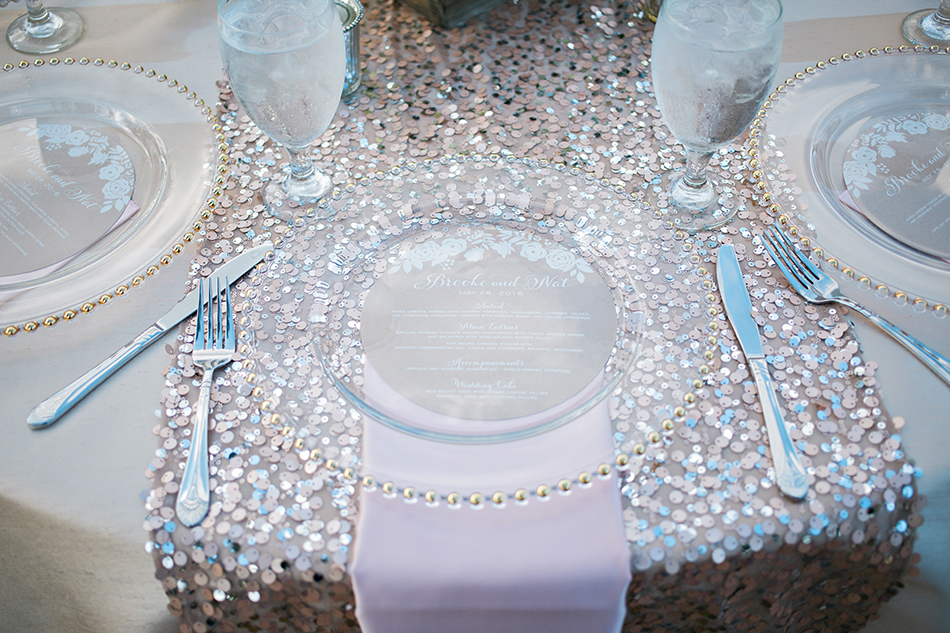 sequin table liner