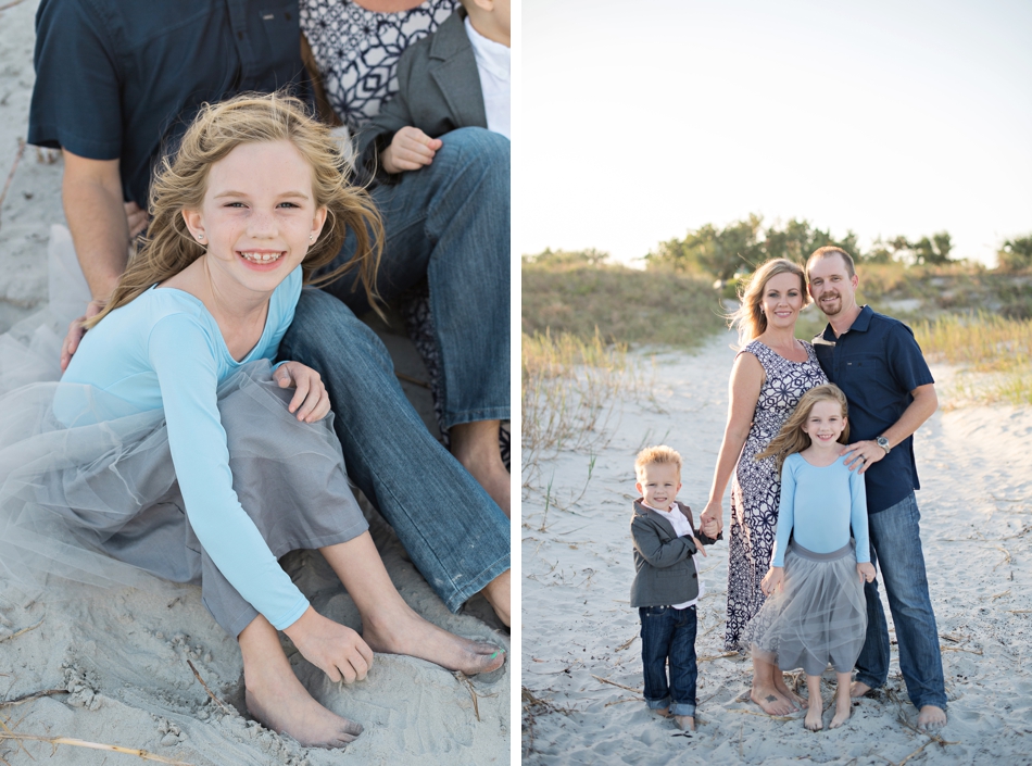 Florida Beach Family Photos At Sunset Orlando Wedding Beach Family Photos