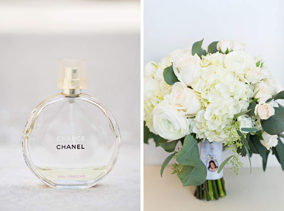 white wedding bouquet